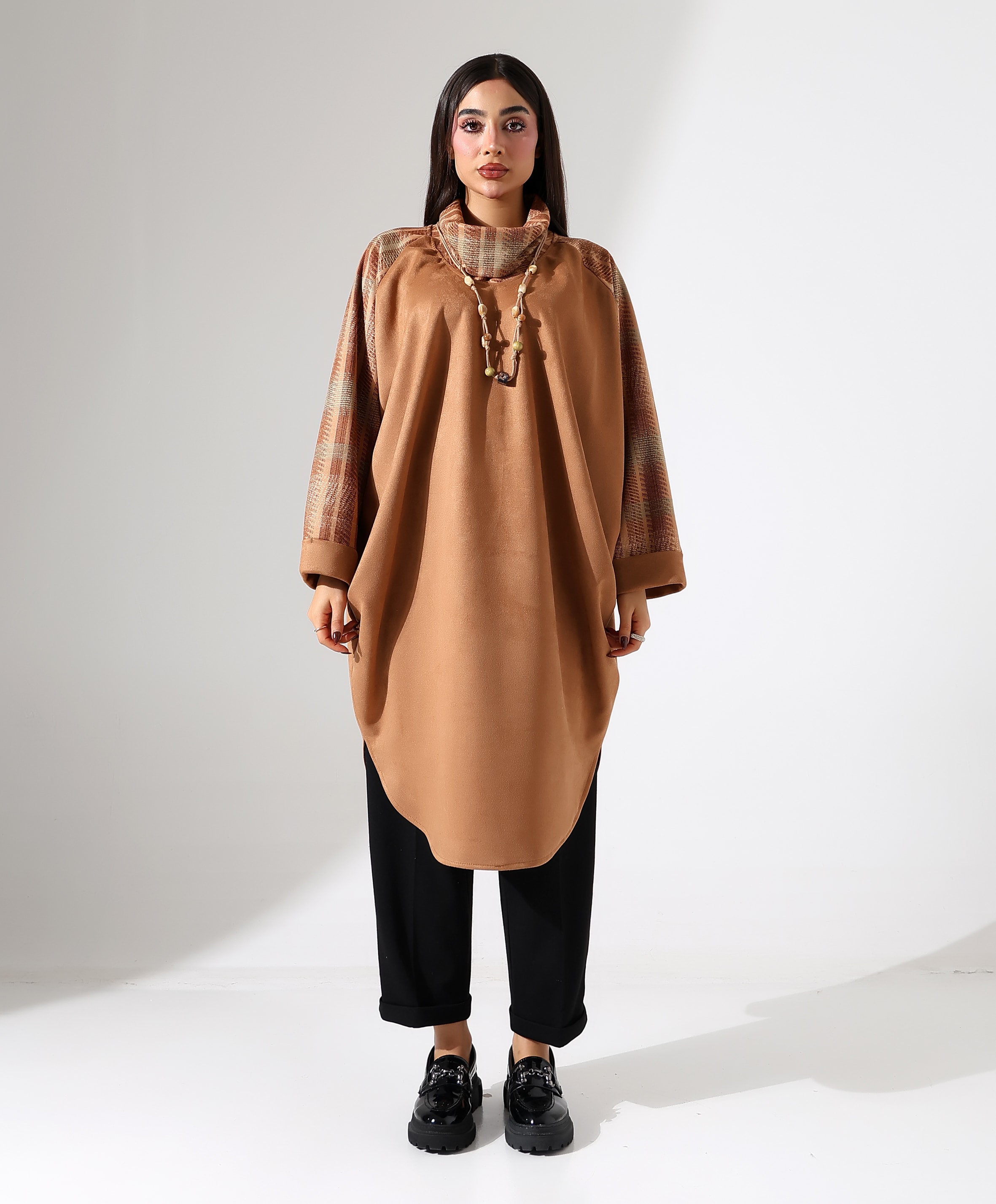 Mardin Scuba Tunik - Toptan - Taba