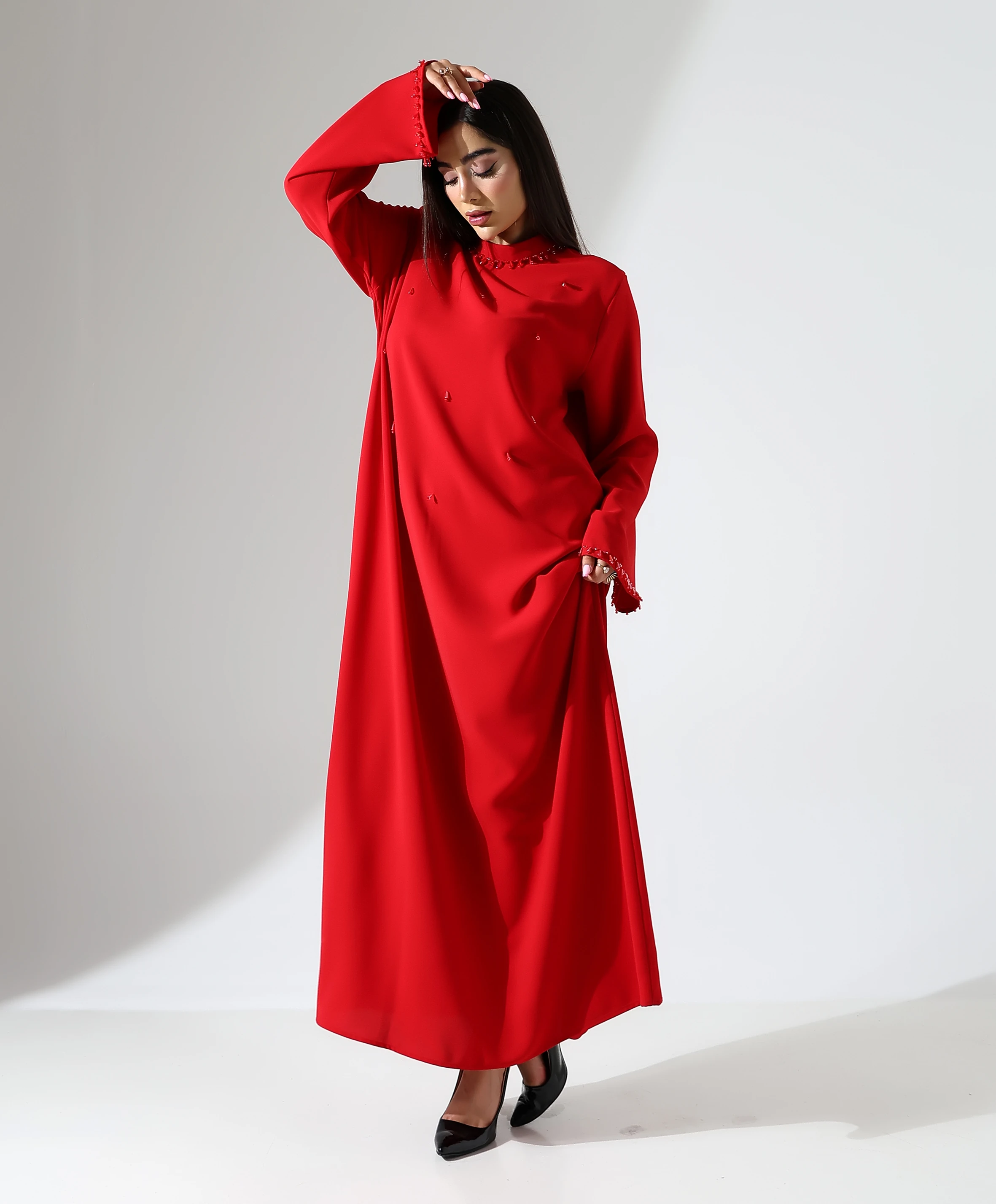 Krep Davet Elbise - Toptan