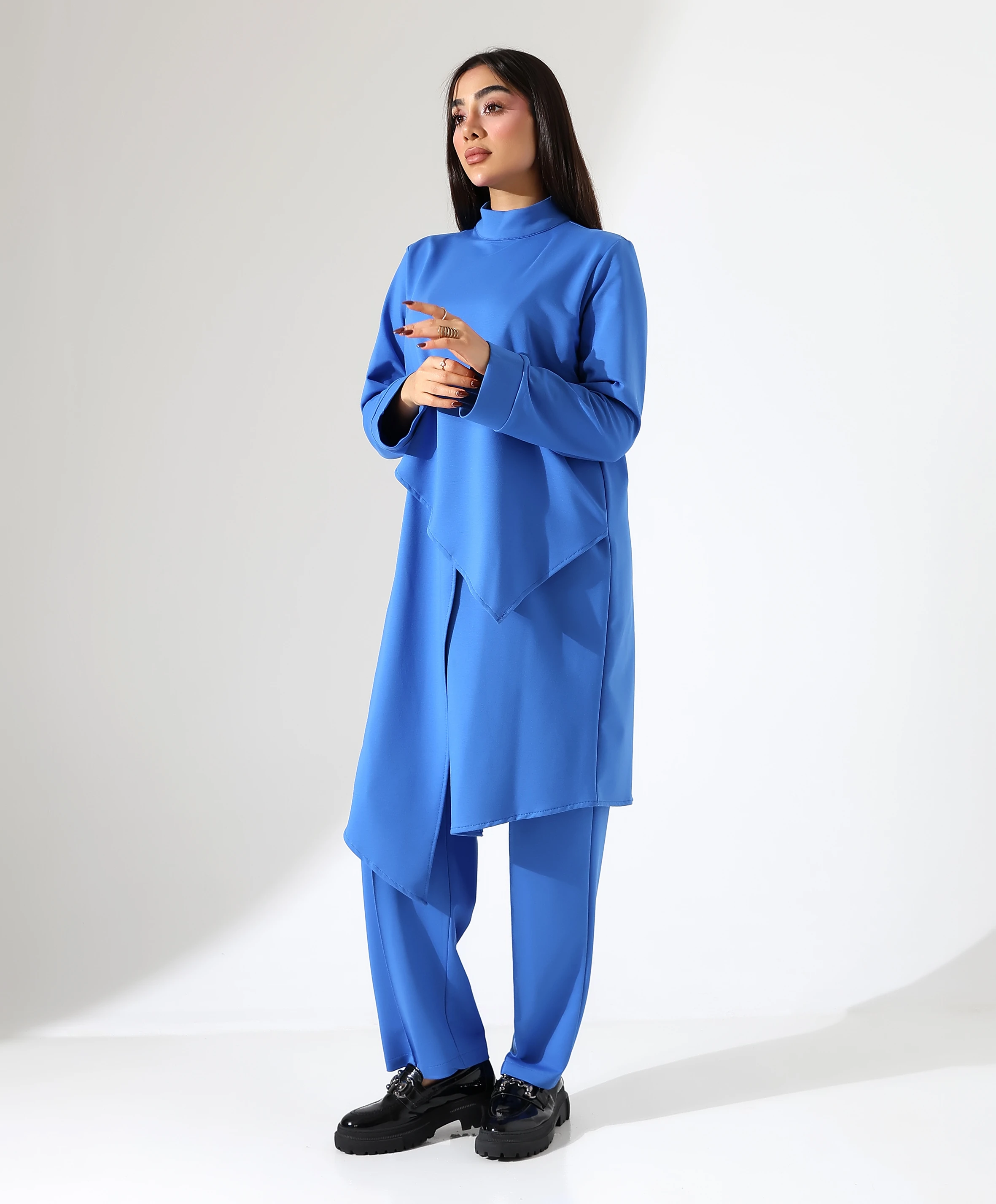 Asimetrik Takım - Toptan - Mavi