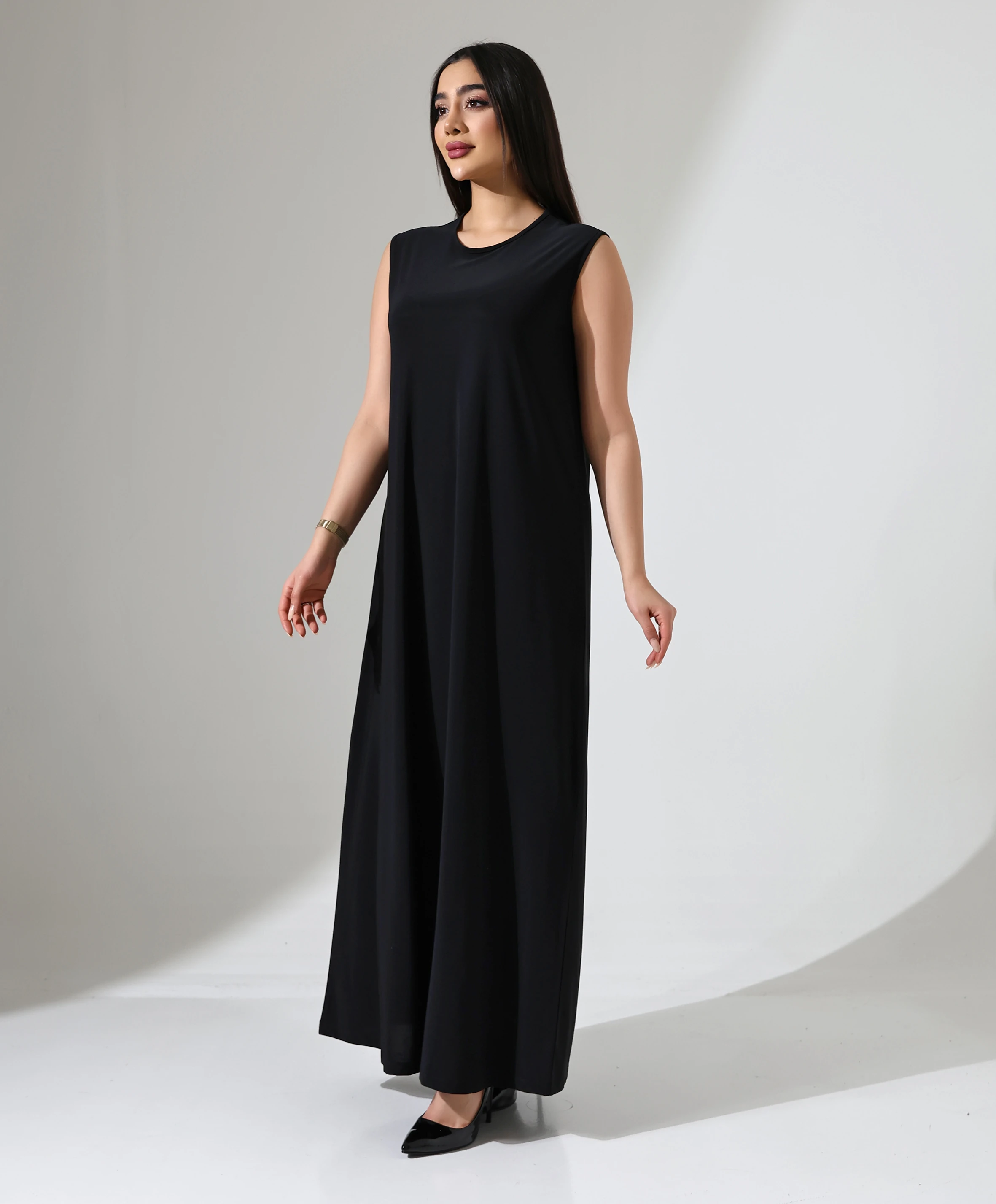 Sıfır Kol Battal Elbise