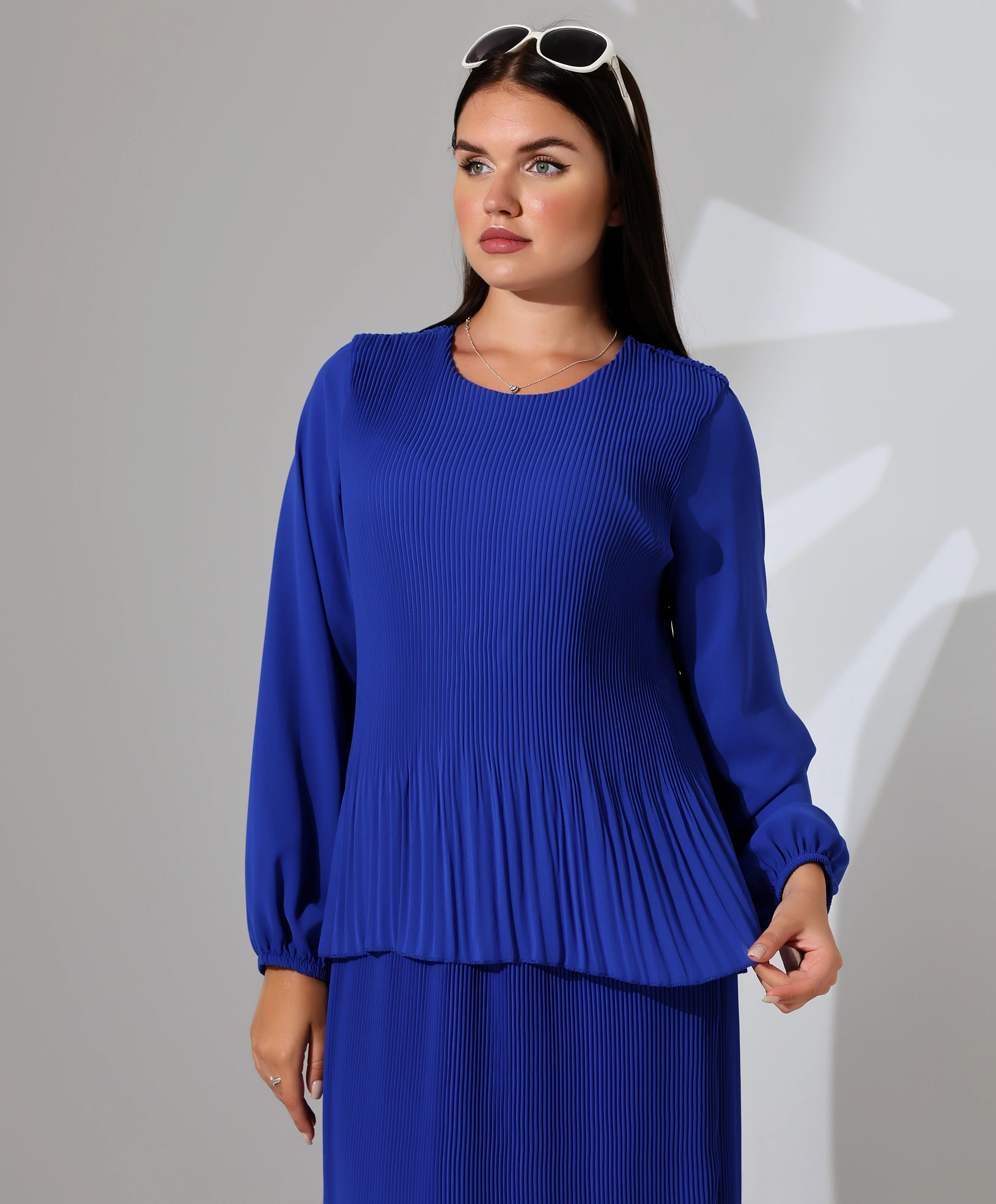 Ahenk Pilise Tesettür Elbise - Toptan