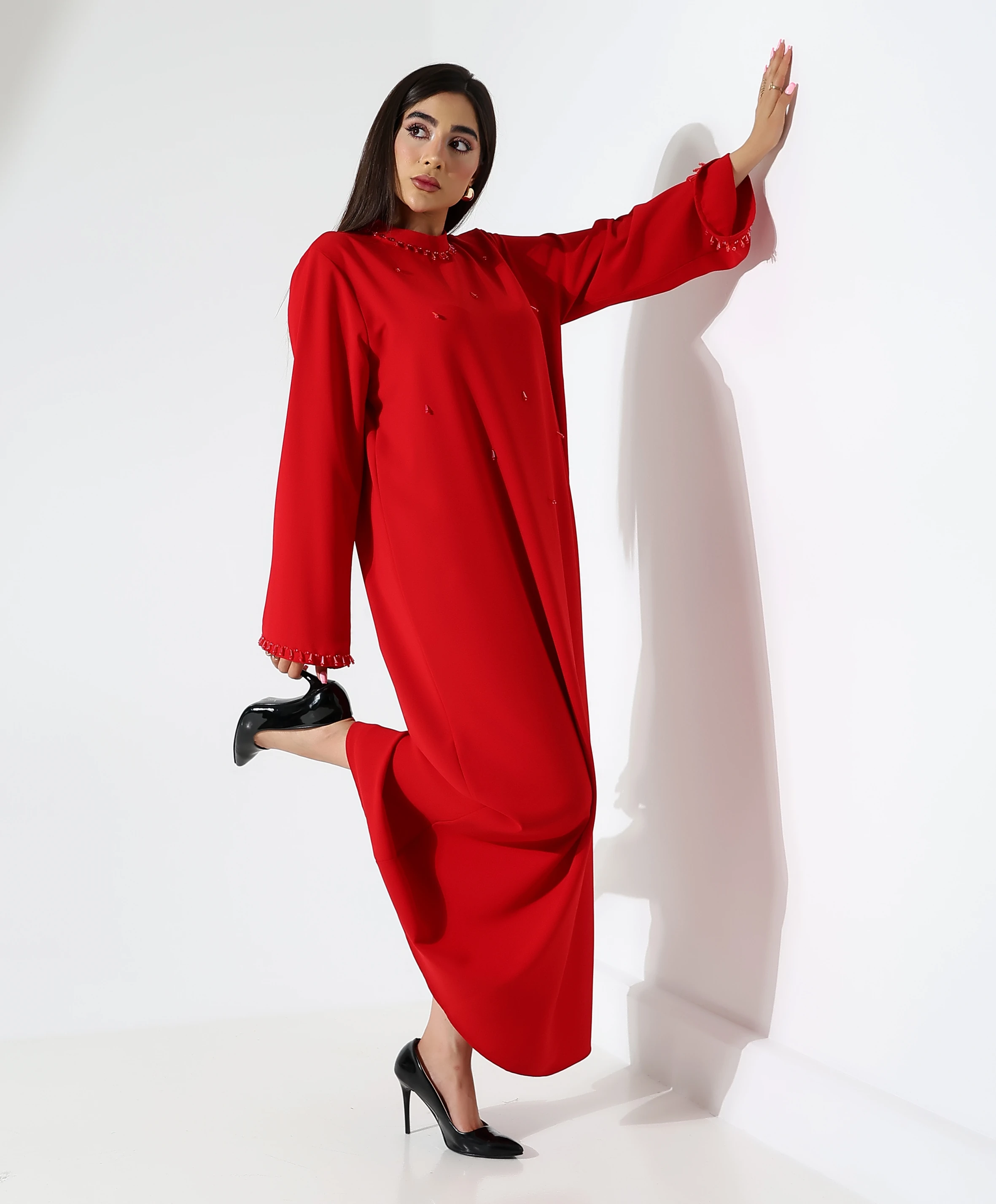 Krep Davet Elbise - Toptan