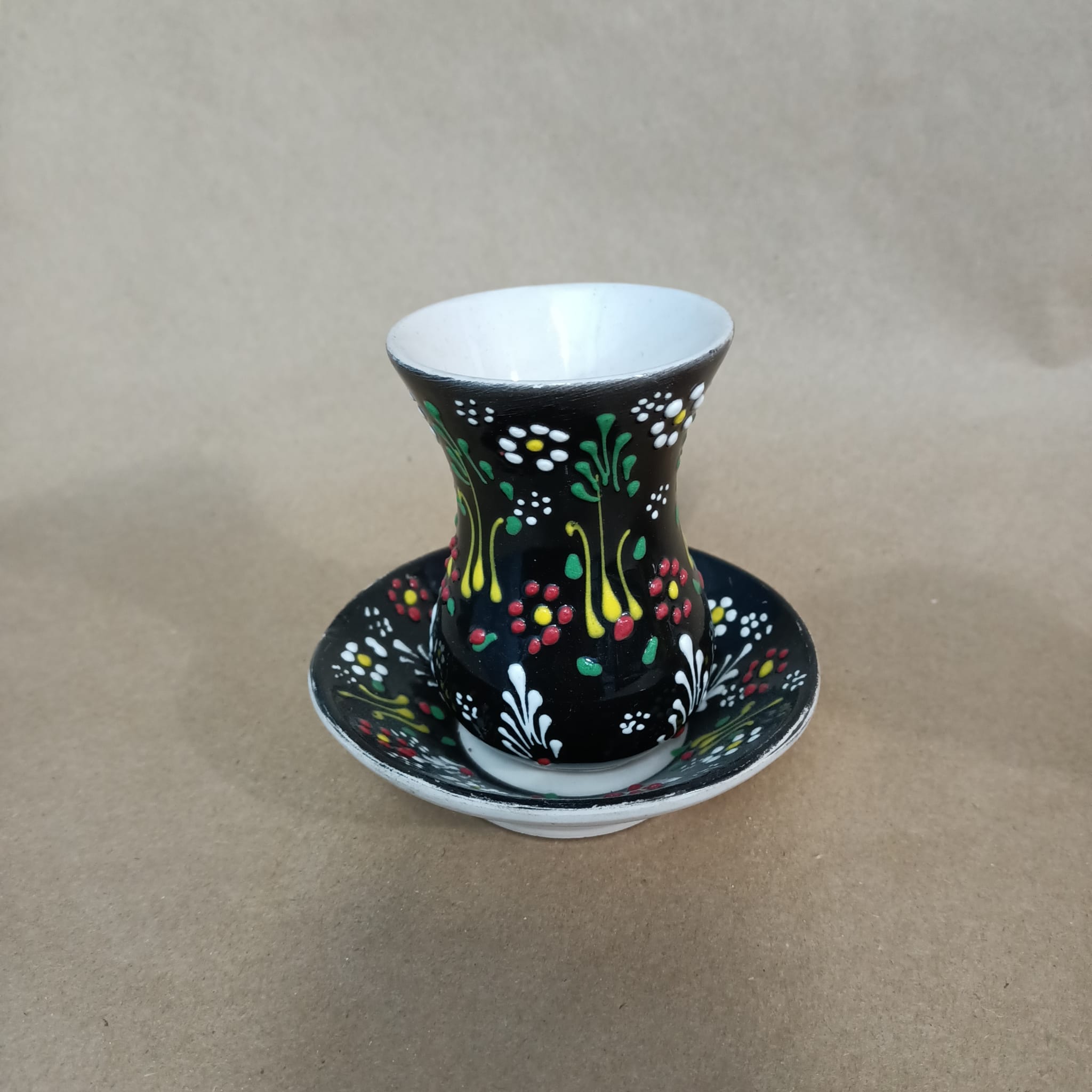 Siyah Çini Çay Bardağı