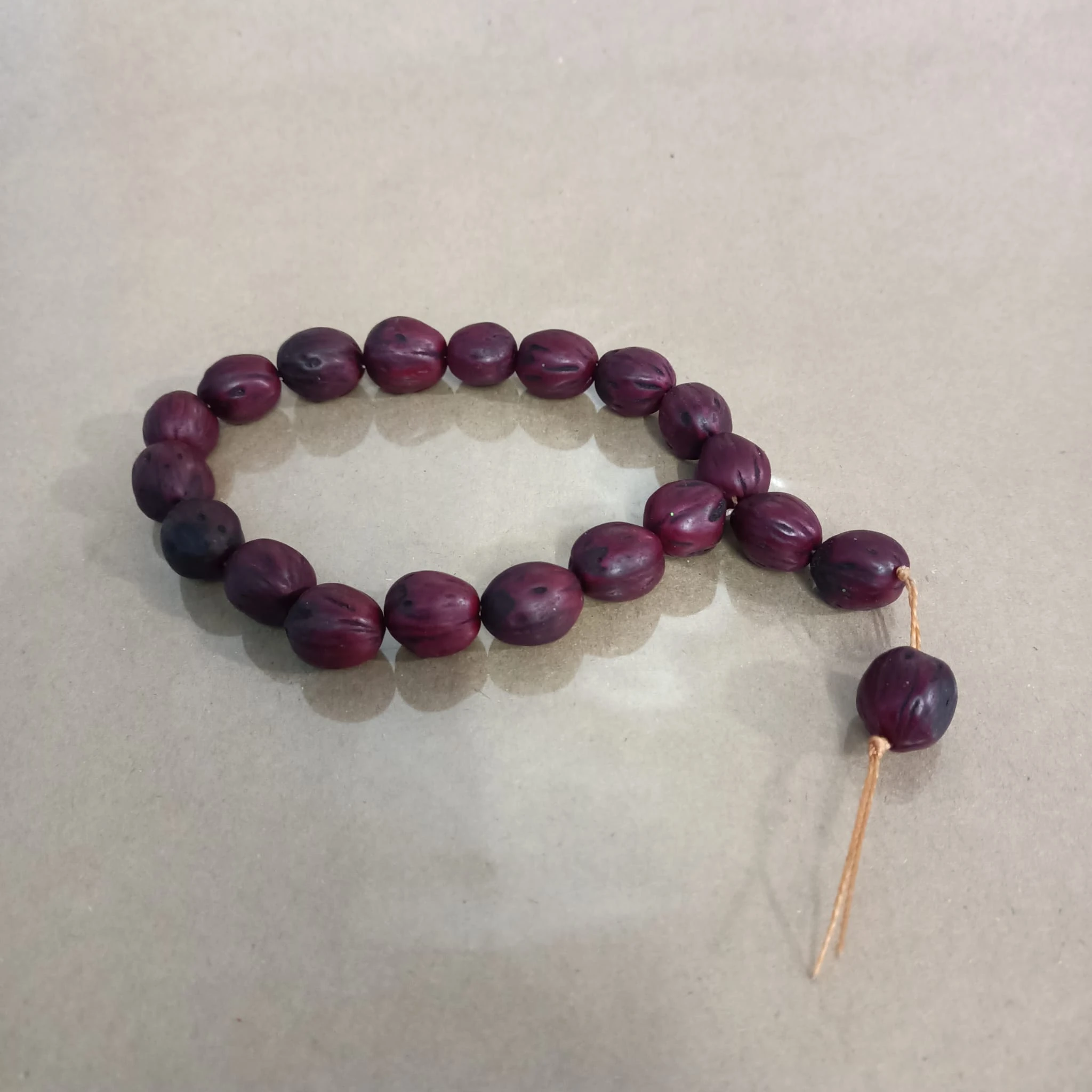 Andız Ağacı Bordo Tesbih