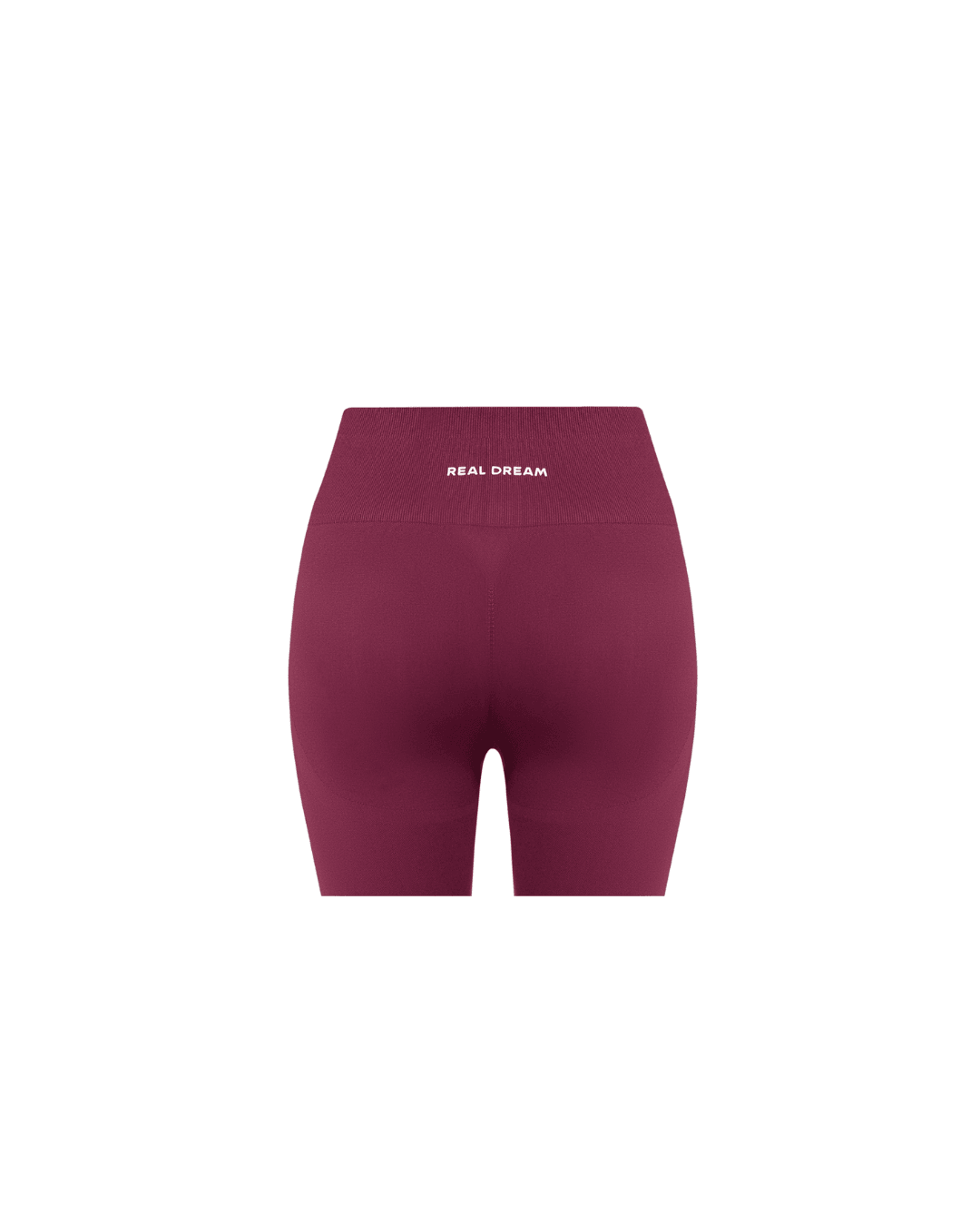 Bordo Dikişsiz Push Up Şort