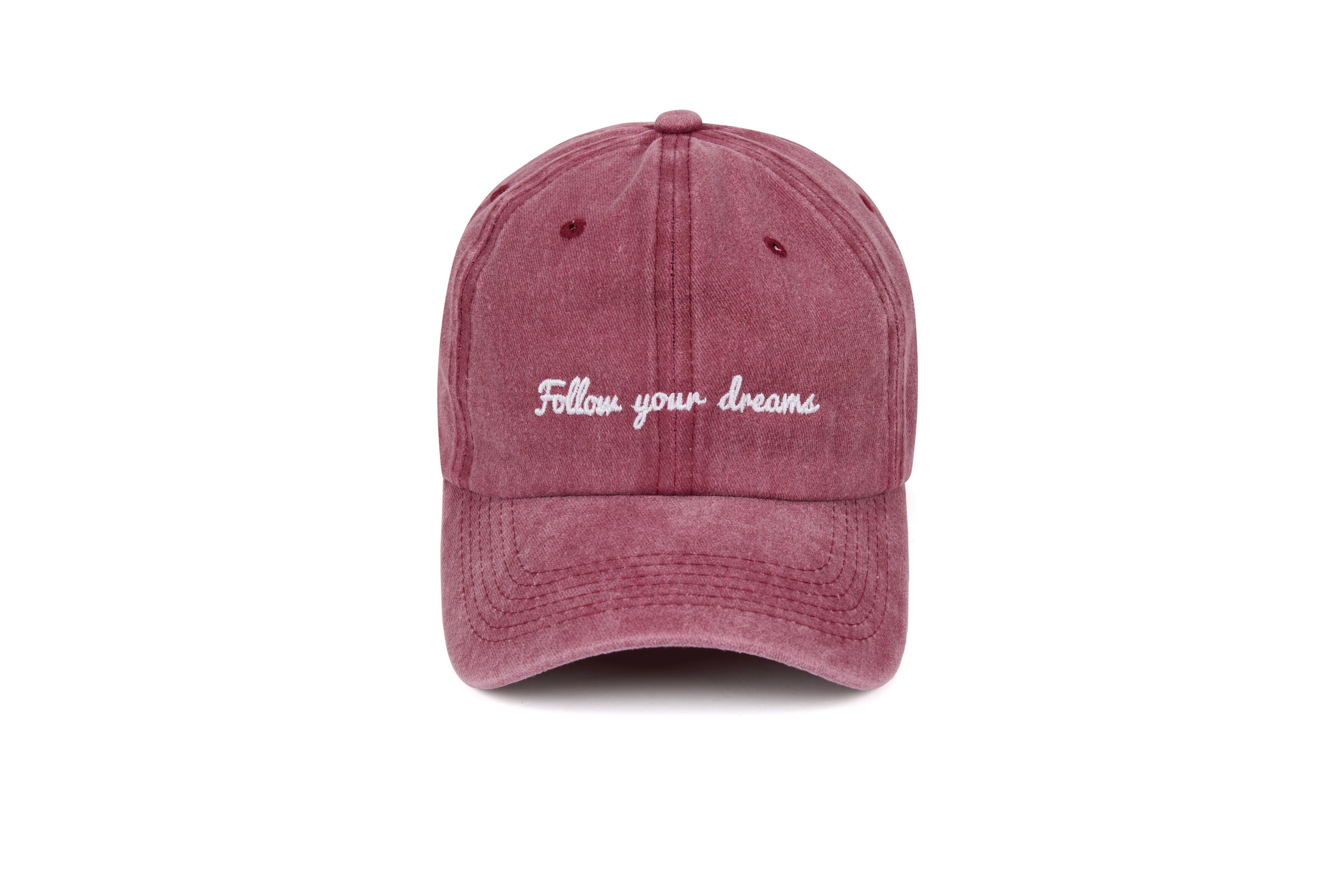 "Follow Your Dreams" Yazılı Unisex Şapka