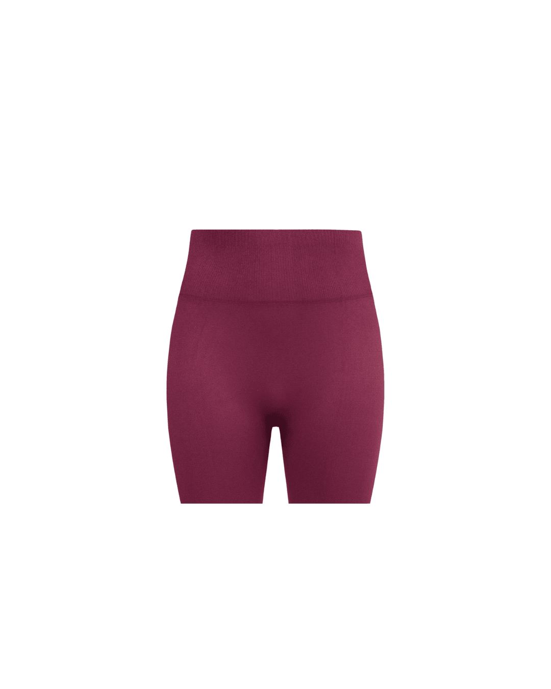 Bordo Dikişsiz Push Up Şort