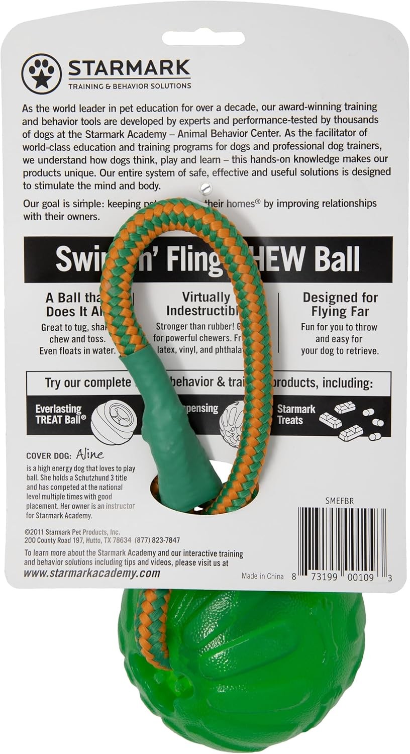 Starmark Swing & Fling Chew Ball Köpek Oyuncağı Medium/Large 