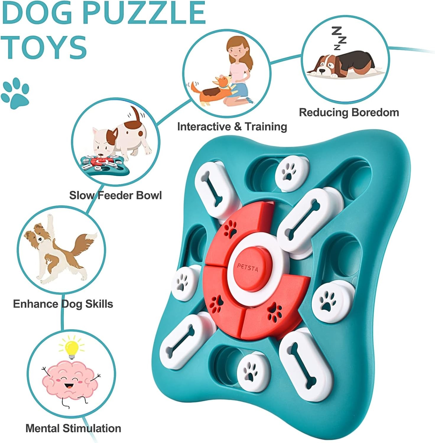 Foxmm Köpek Zeka Oyuncağı Puzzle Large