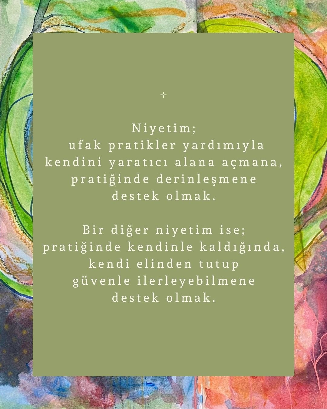 AĞUSTOS ⊹ ONLINE Sezgisel Resim Pratiği