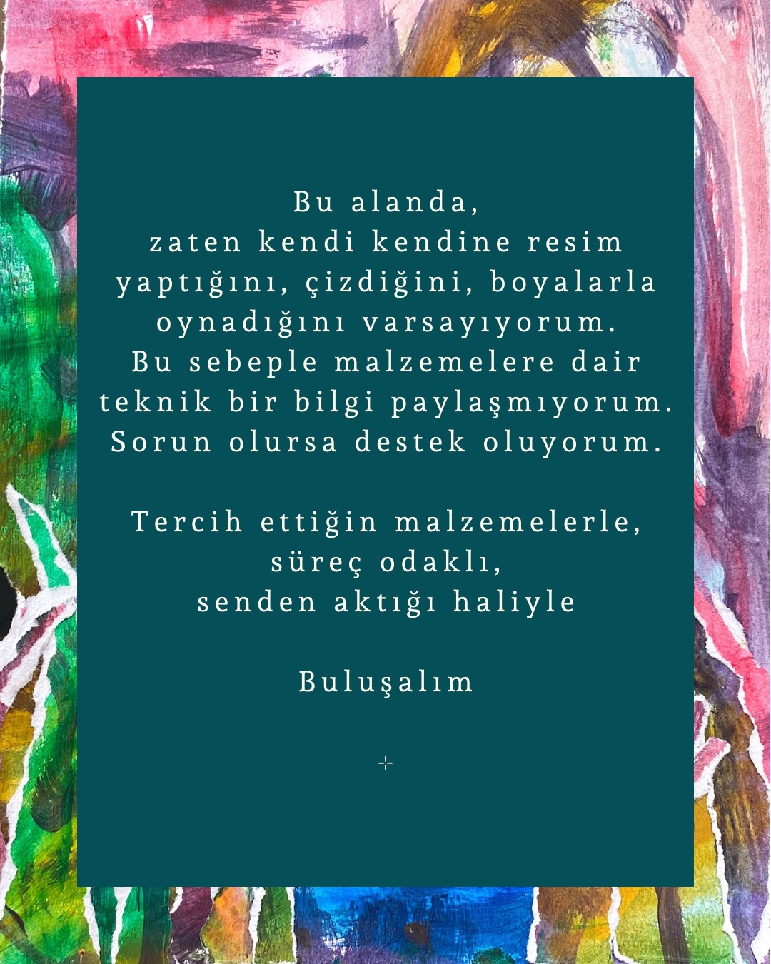 TEMMUZ ⊹ ONLINE Sezgisel Resim Pratiği