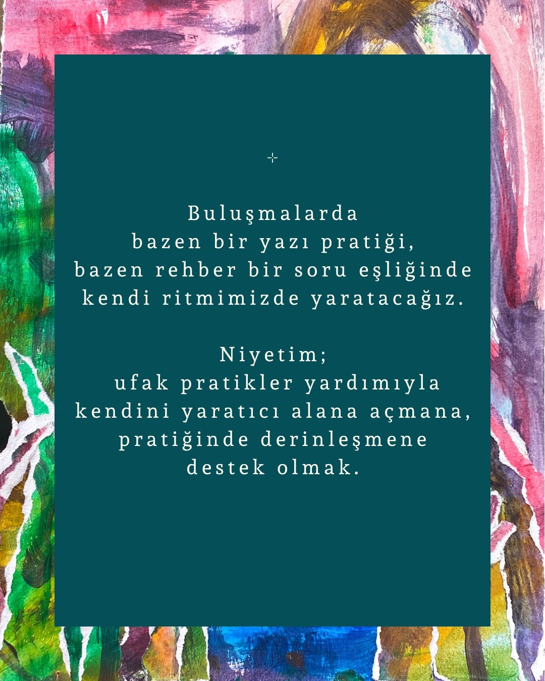 TEMMUZ ⊹ ONLINE Sezgisel Resim Pratiği