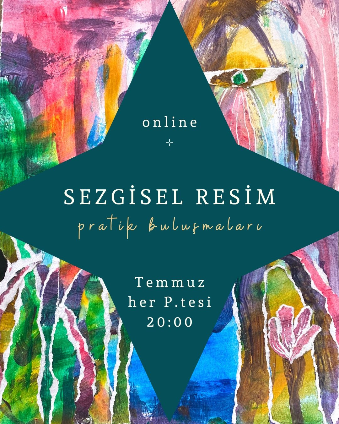 TEMMUZ ⊹ ONLINE Sezgisel Resim Pratiği