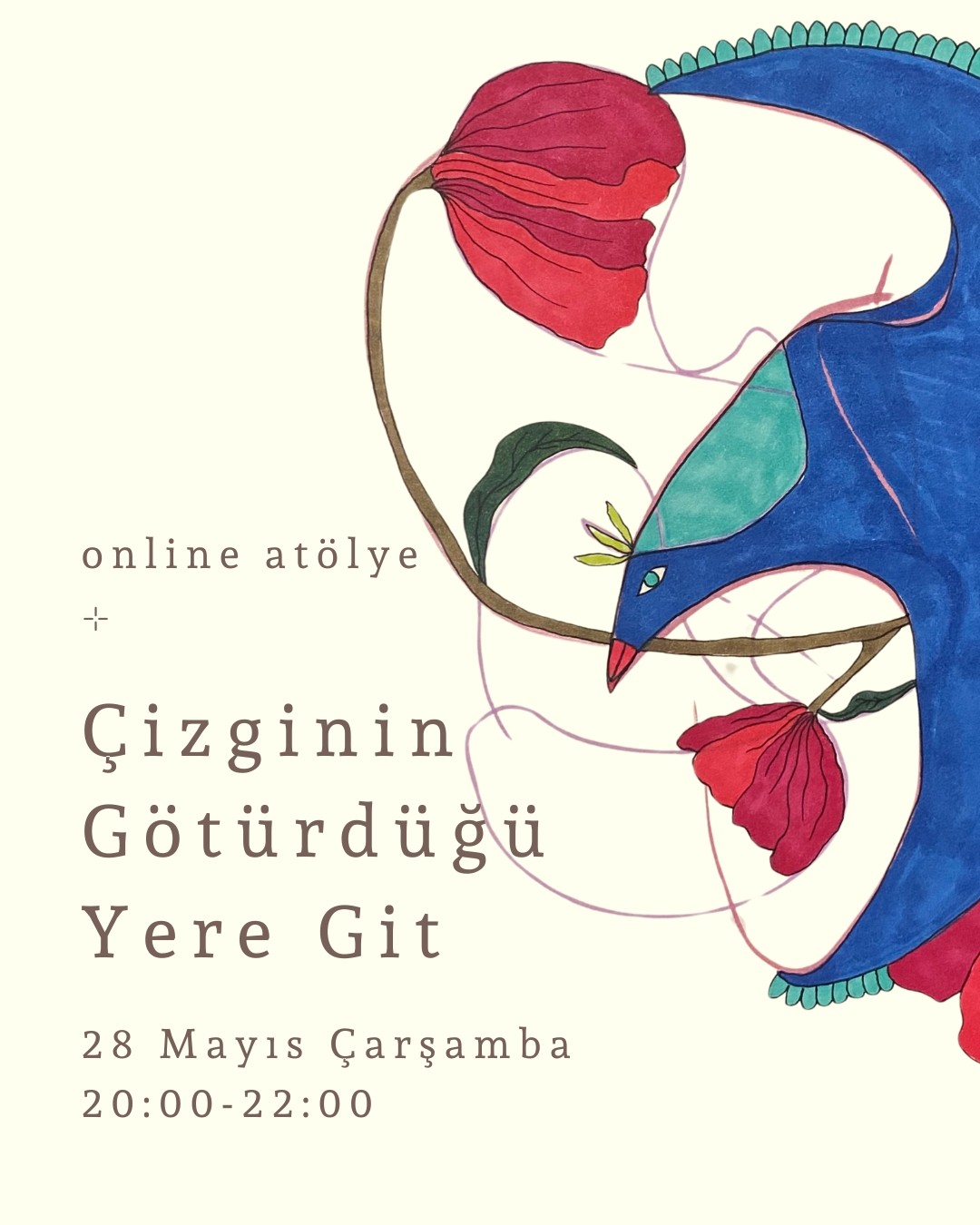 Çizginin Götürdüğü Yere Git ⊹ Online Atölye