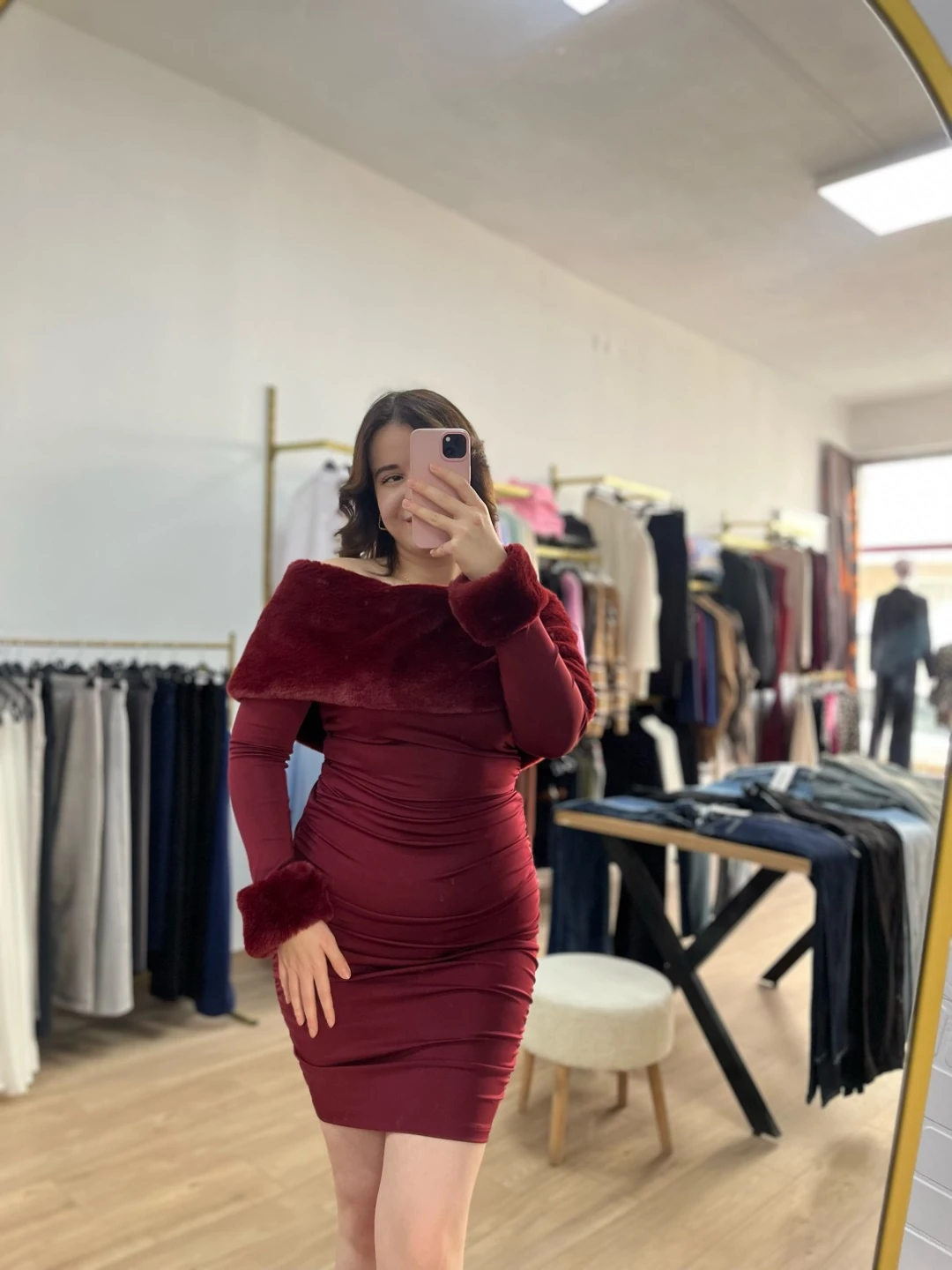 KÜRKLÜ ELBİSE YENİ SEZON 