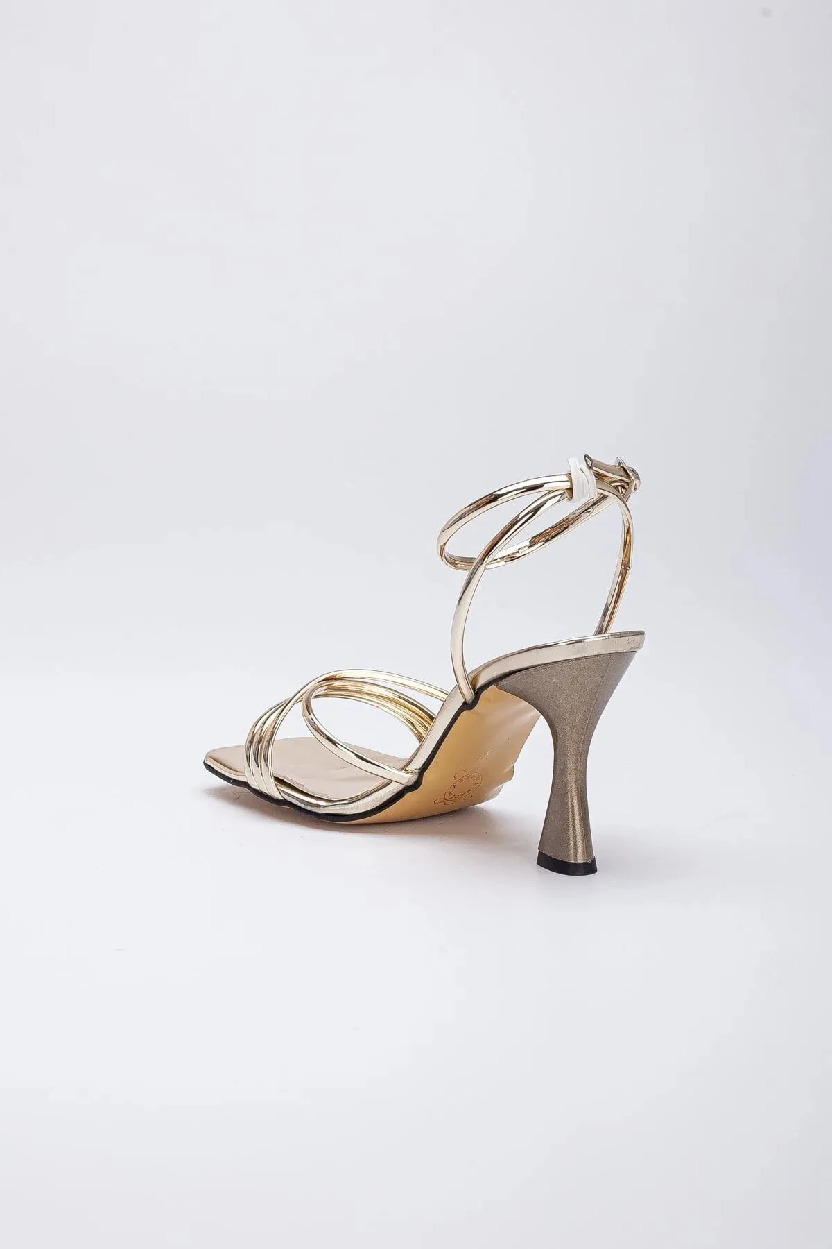 Zena Altın Topuklu Ayakkabı - gold