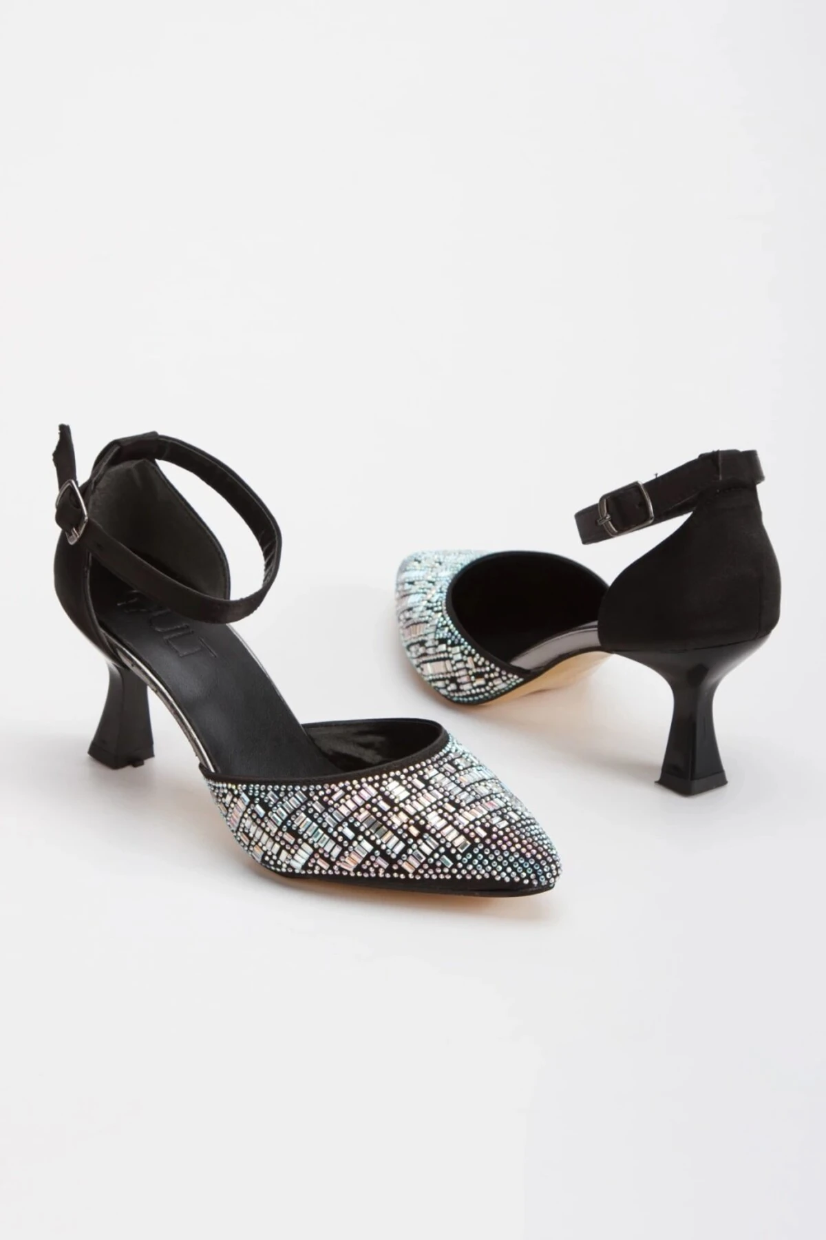 Zephyr Taşlı Topuklu Ayakkabı - çok renkli