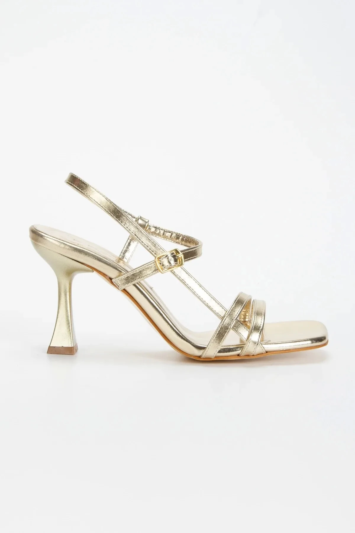 Mirella Gold İnce Topuklu Ayakkabı