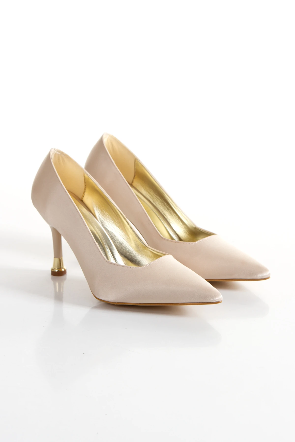 Suena Bej İnce Topuklu Stiletto