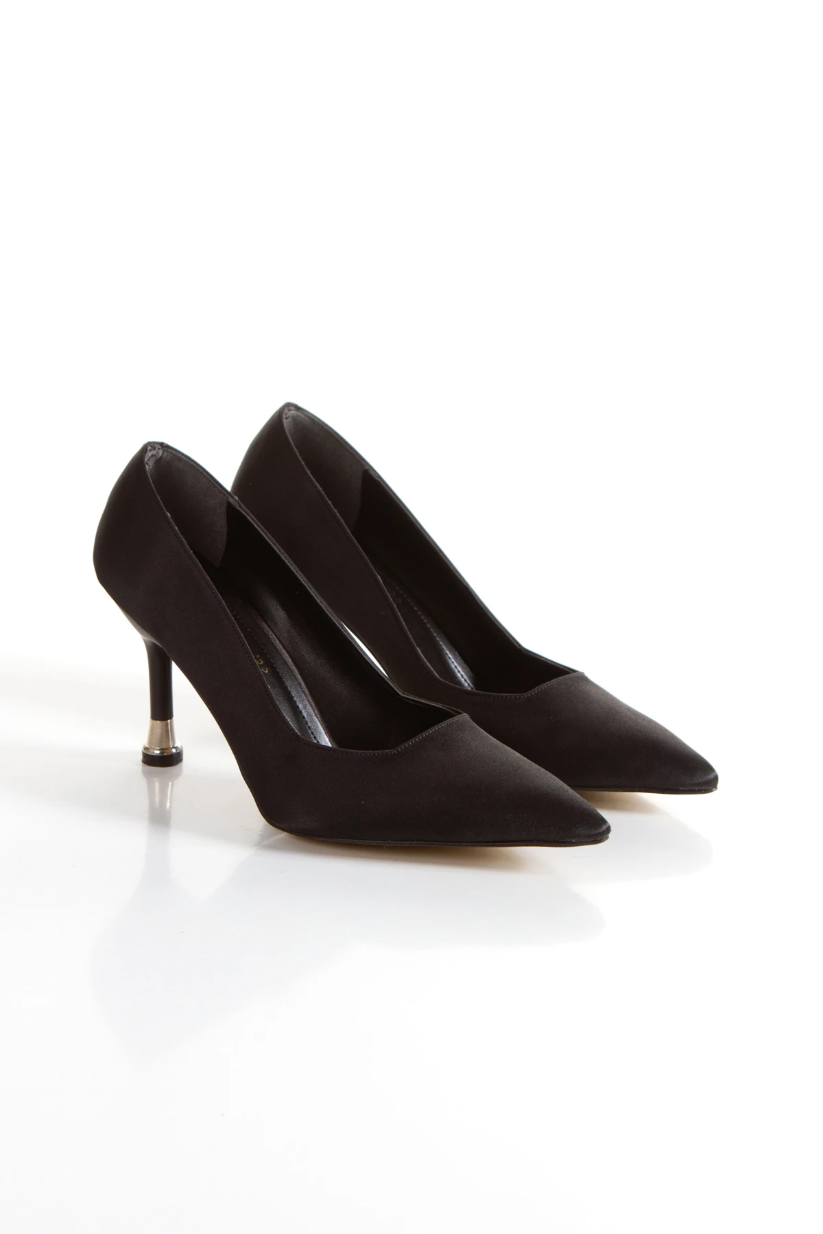 Suena Bej İnce Topuklu Stiletto - siyah