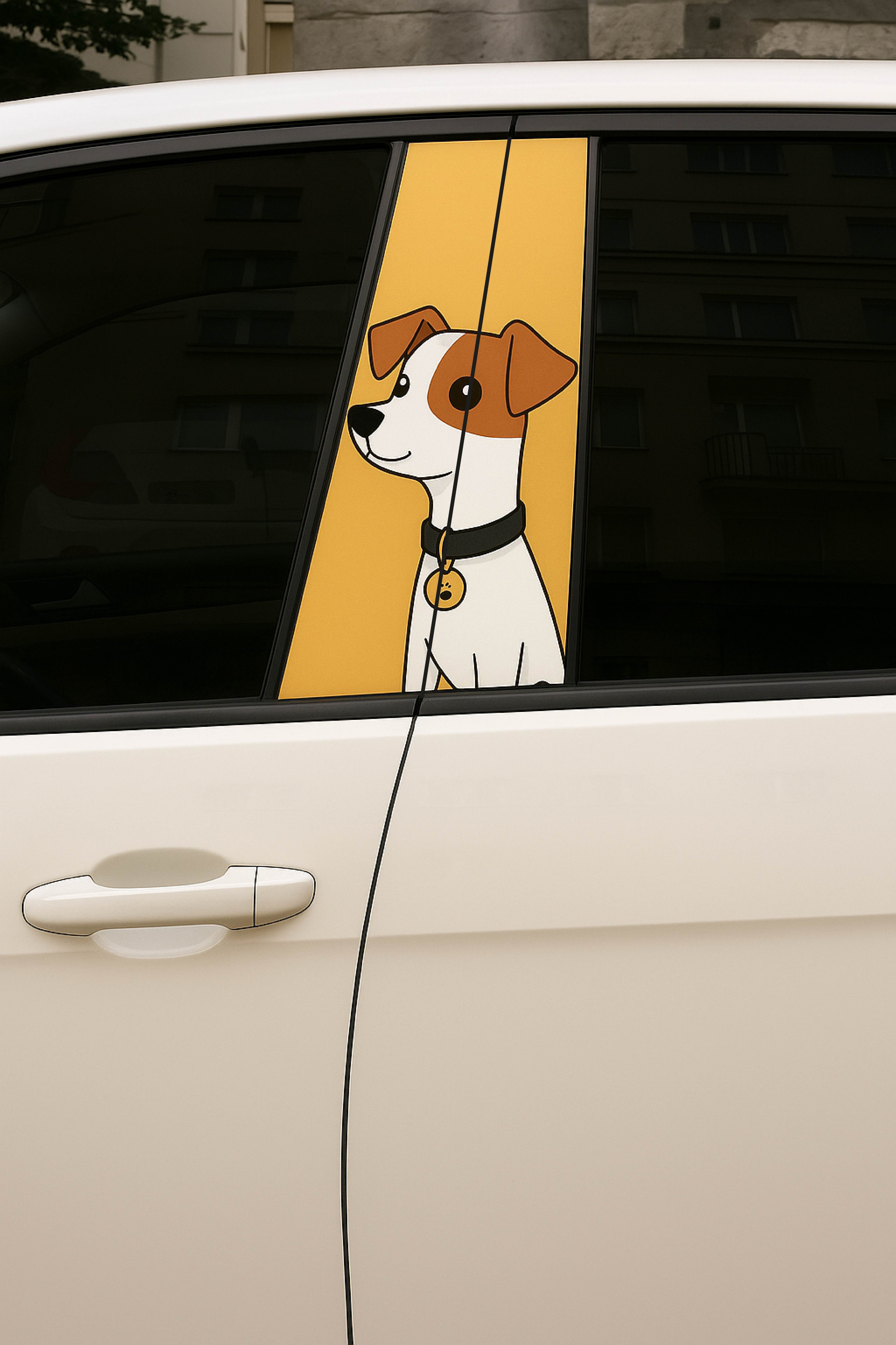 Araç Kapı Direği Etiketi & Kapı Direği Sticker (Çifti) – Kendi Tasarımınla Özelleştir