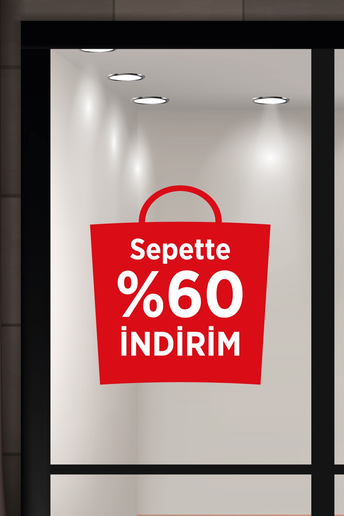 Vitrin Etiketi & Cam Sticker – Yapışkanlı Reklam Çözümleri - VTE11