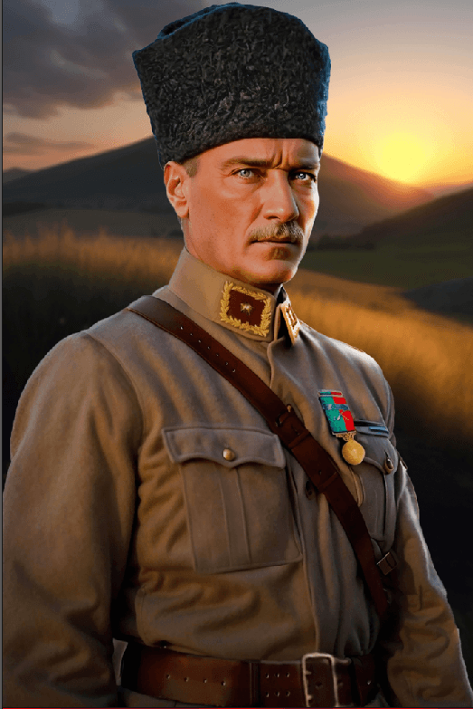 Atatürk Portresi - Yüksek Kalite Dijital Baskı - ATATÜRK9