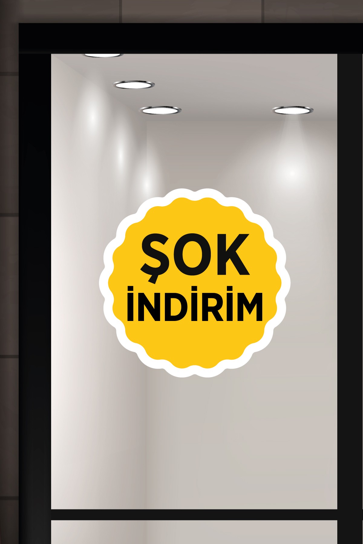 Vitrin Etiketi & Cam Sticker – Yapışkanlı Reklam Çözümleri - VTE16