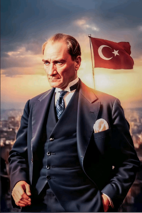 Atatürk Portresi - Yüksek Kalite Dijital Baskı - ATATÜRK6