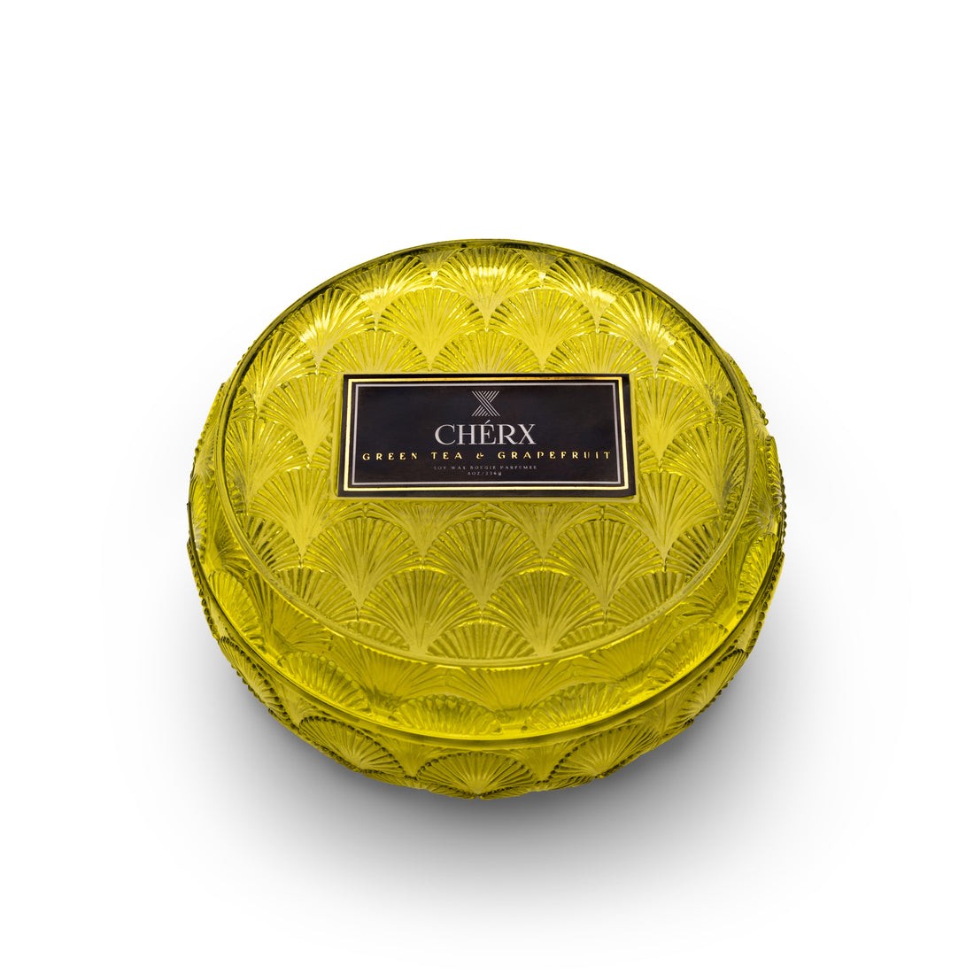 CHERX GREEN TEA GRAPEFRUIT -SOY WAX BOUGIE PARFUMEE 8oz/236 g