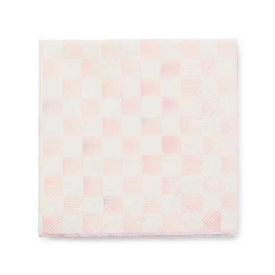 ROSY CHECK COCKTAİL PAPER NAPKİNS