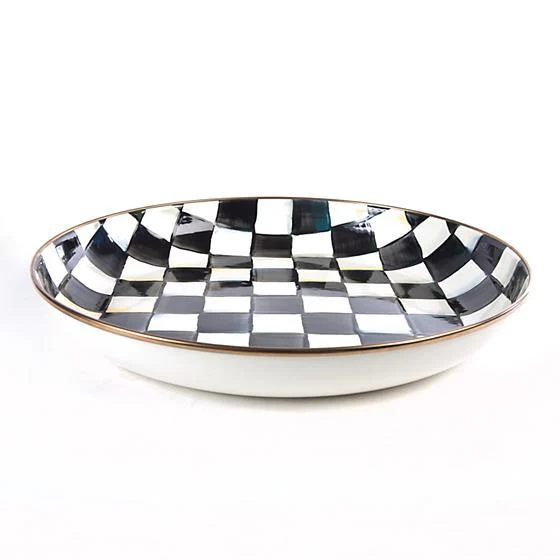 COURTLY CHECK ENAMEL ABUNDANT BOWL