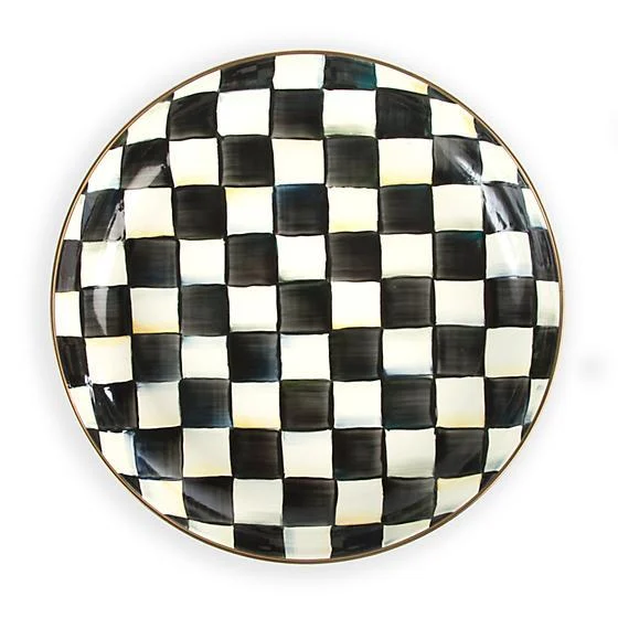 COURTLY CHECK ENAMEL ABUNDANT BOWL