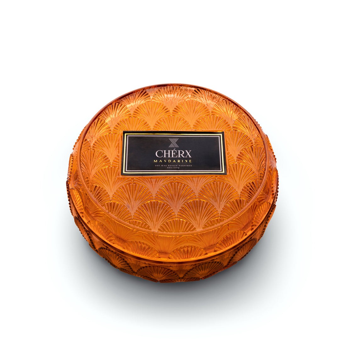 CHERX MANDARINE- SOY WAX BOUGIE PARFUMEE 8 oz/236 g