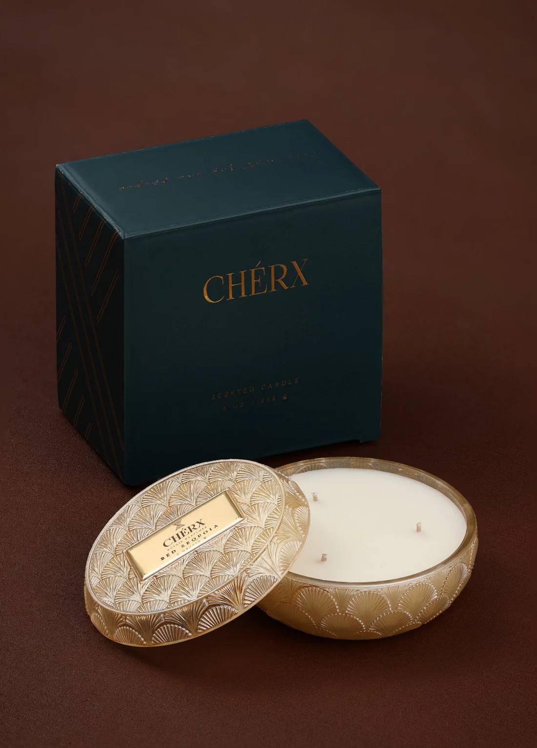 CHERX KASE RED SEQUOIA- SOYWAX BOUGIE PARFUMEE 8 oz/236 g