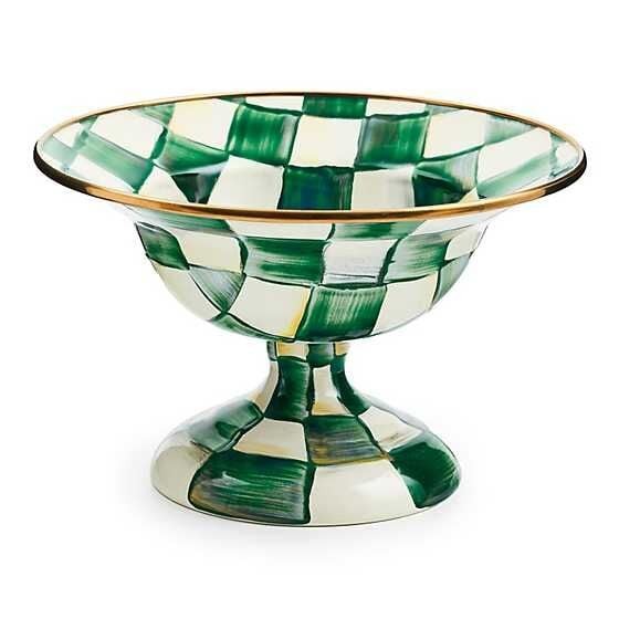EMERALD CHECK SMALL COMPOTE