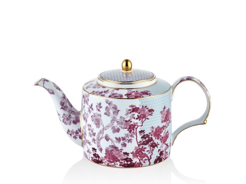 TEAPOT 1L WİTH INFUSER- REGENCY DAMASK