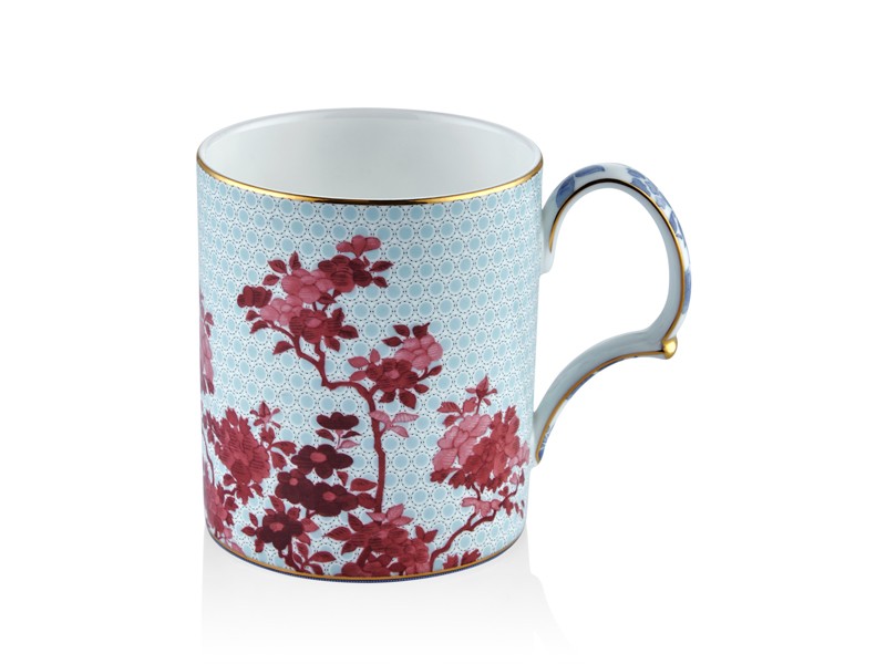 MUG BLUE-REGENCY DAMASK