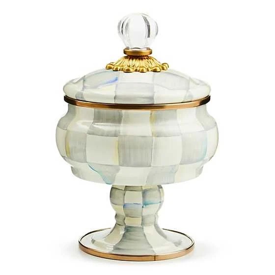 STERLİNG CHECK ENAMEL CURİOSİTY POT