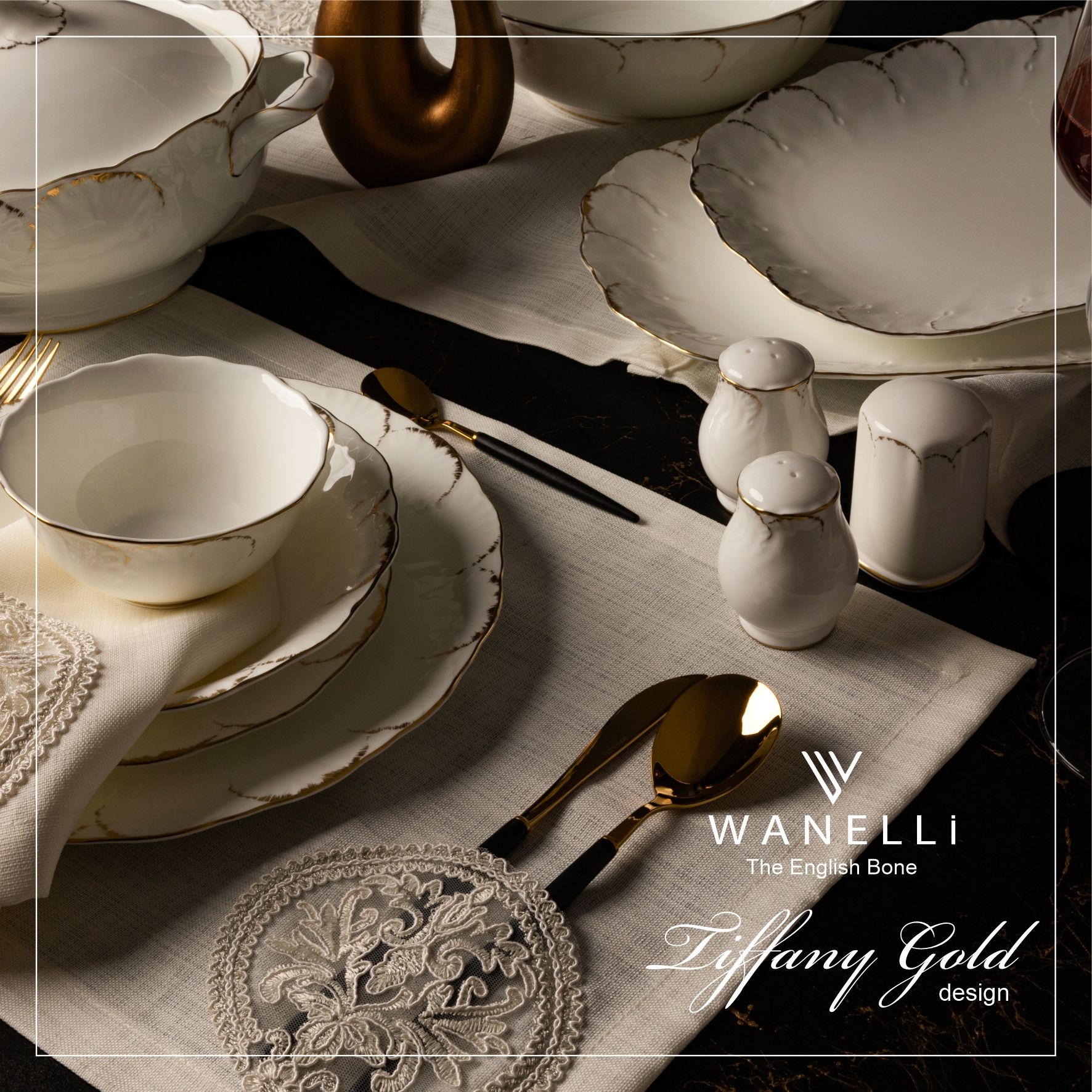 TIFFANY GLD. 60 PARÇA YEMEK TAKIMI