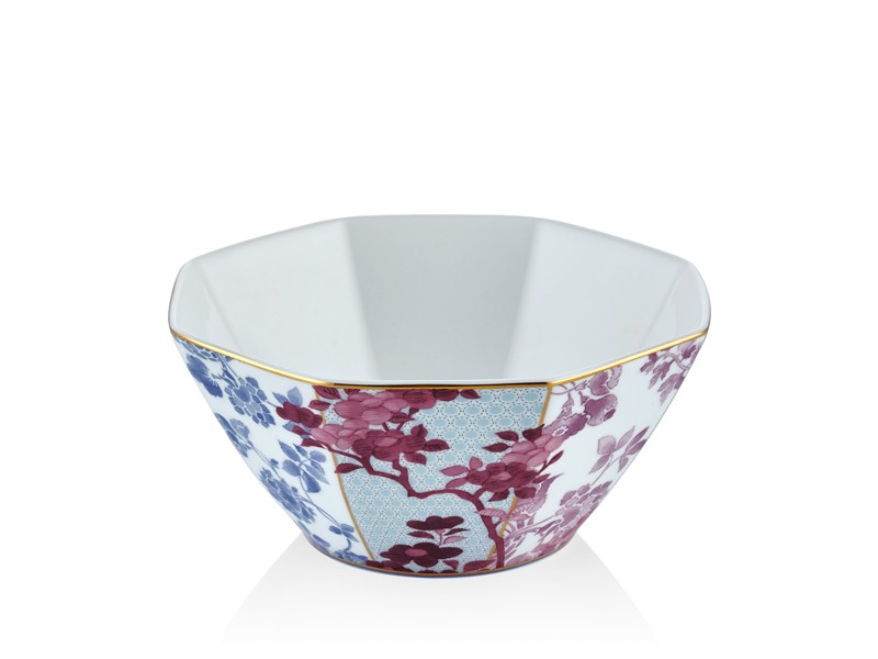 15CM BOWL BLUE-REGENCY DAMASK