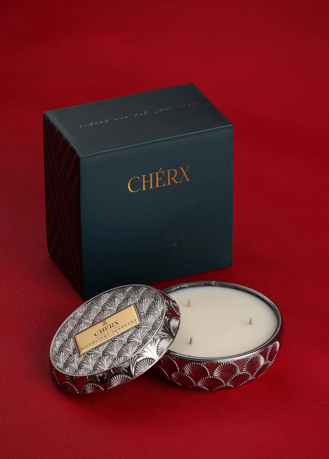 CHERX KASE MOONLIGHT SERENADE- SOY WAX BOUGI EPARFUMEE 8 oz/236 g