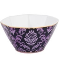 12CM RICE BOWL IRİS PURPLE-BLOOMİNG BAROQUE