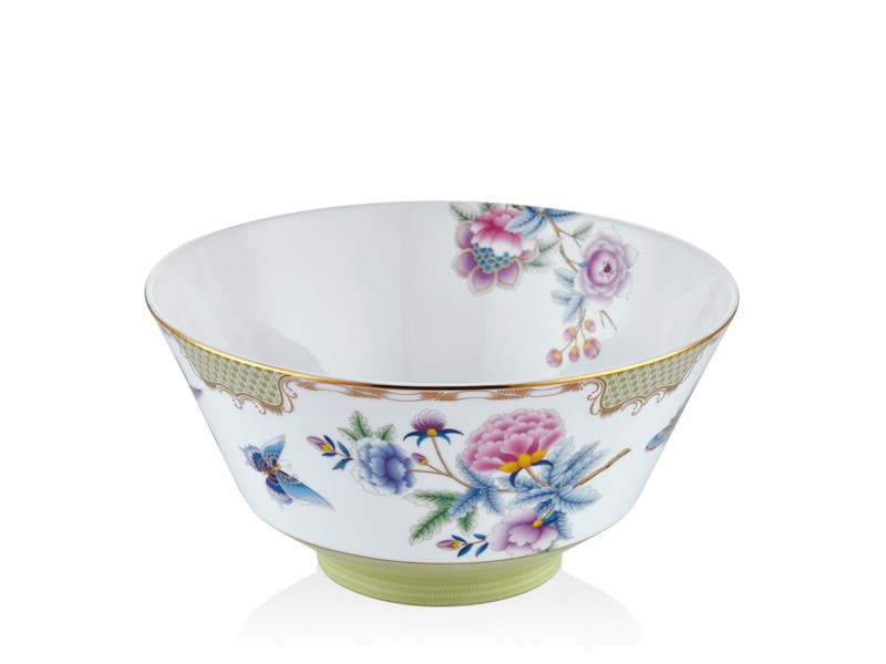 SOUP BOWL 22CM GREEN- PAPİLLONS