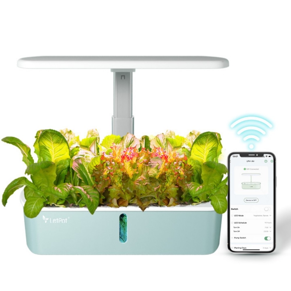 LETPOT AIR - 10 Hazneli Akıllı Hidroponik Yetiştirme Sistemi