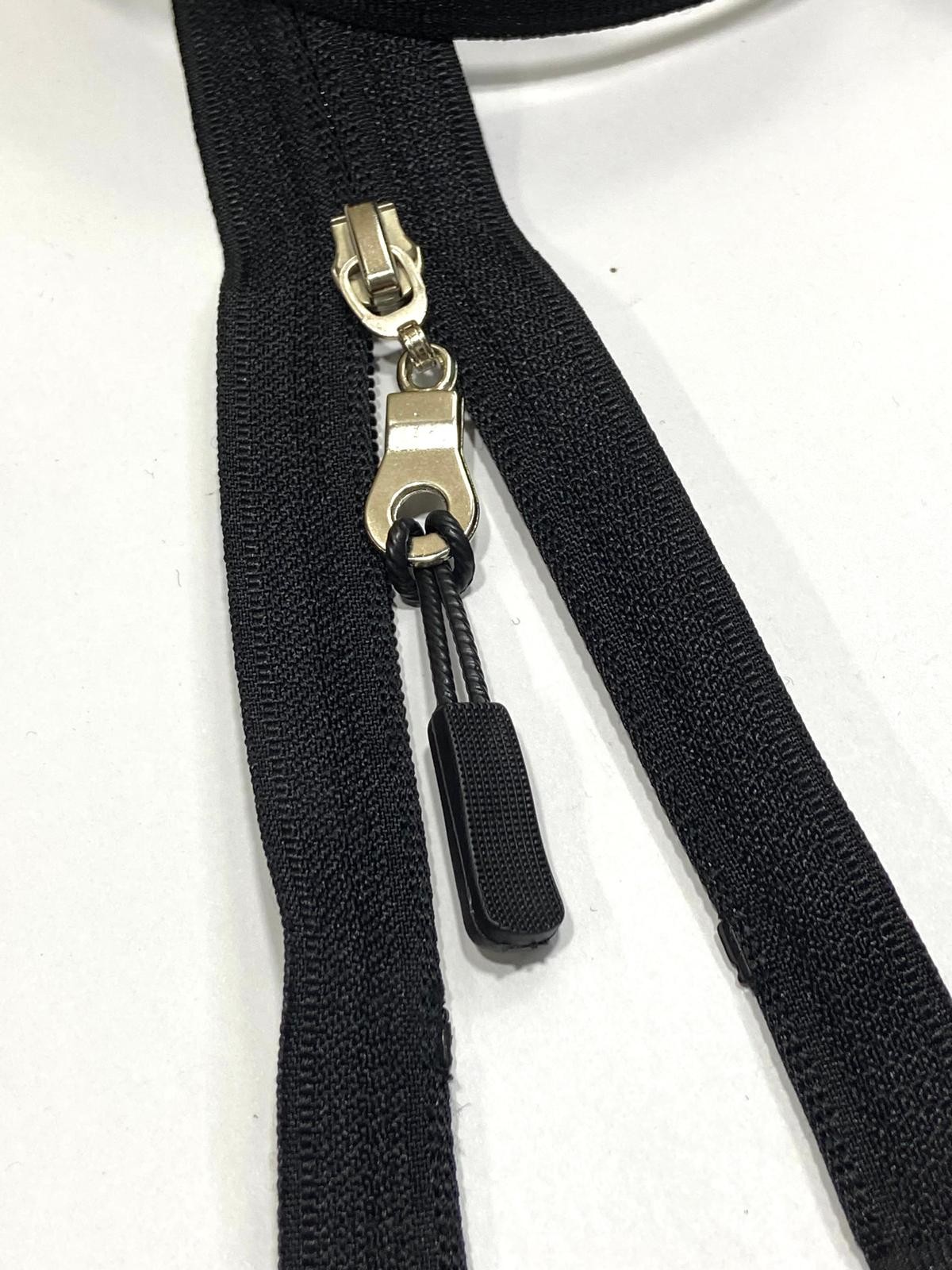 Eşofman Mont Fermuarı / Ters Diş / 80 cm / siyah