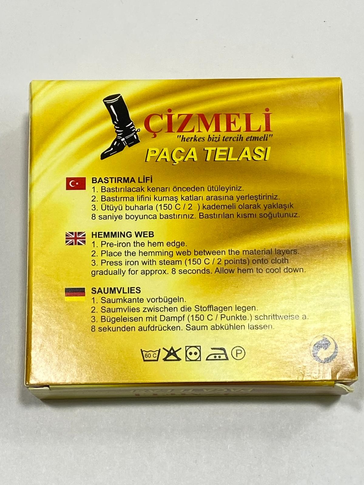Paça Telası / Şerit Tela / Baskı Tela / 2 cm / 25 metre