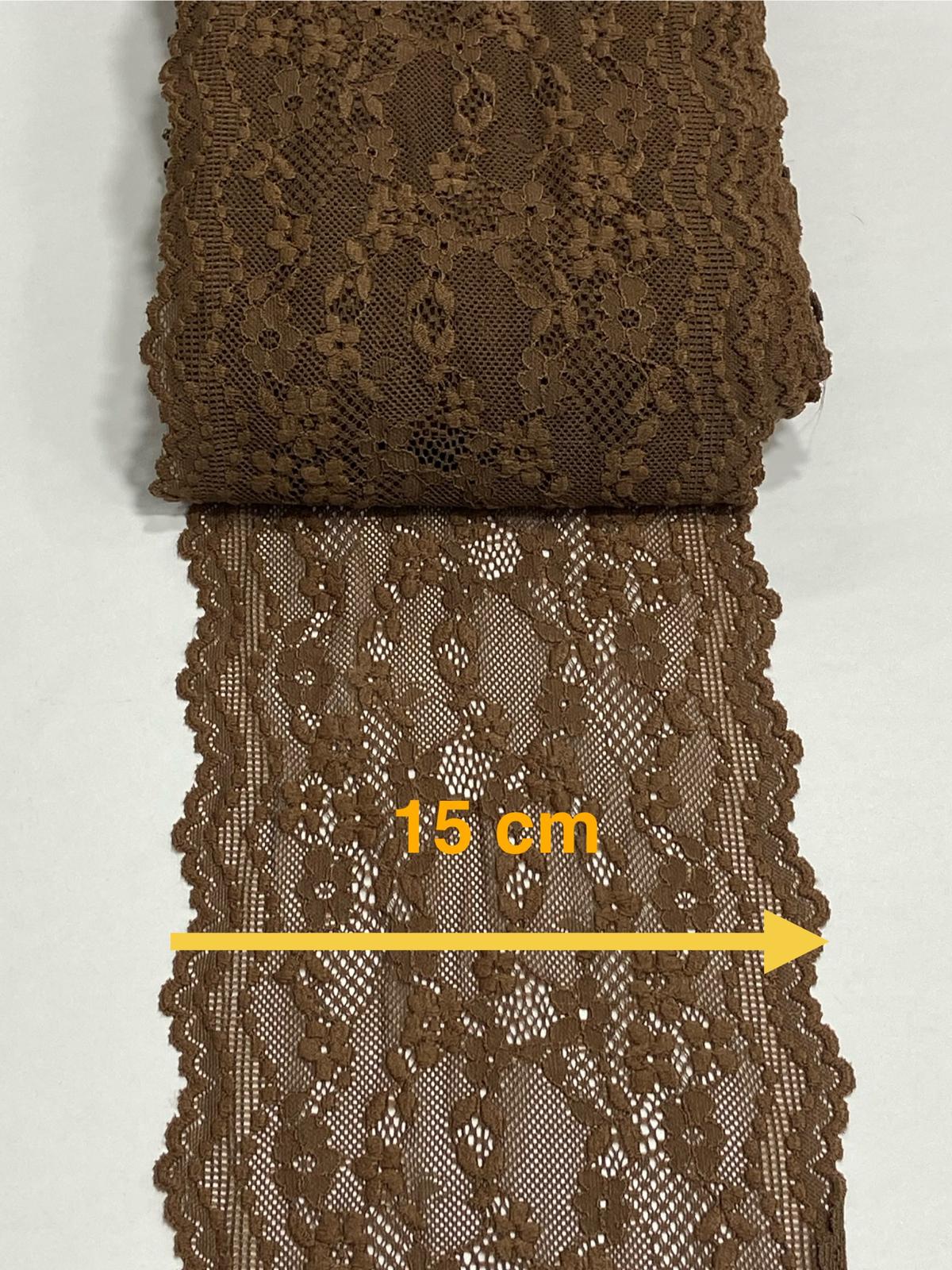 Likralı dantel esnek dantel 1 metre