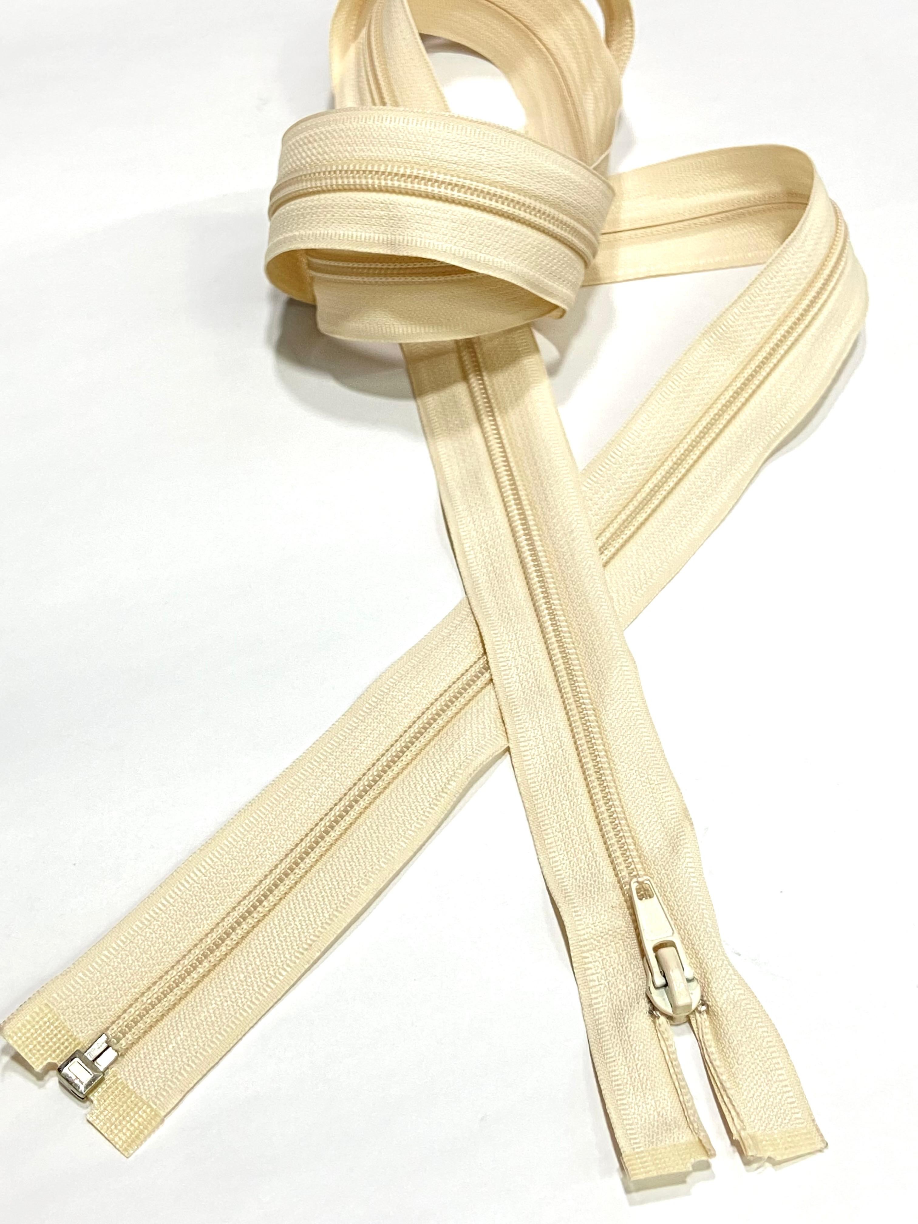 Ferace Fermuarı Orta Kalınlık 150 Cm Krem