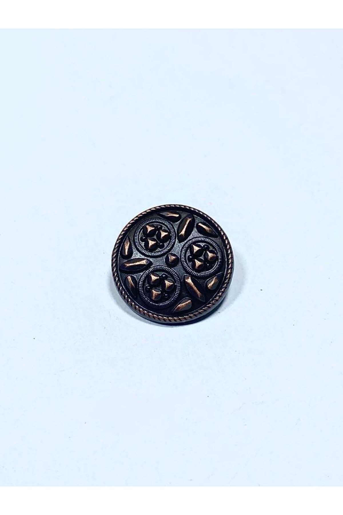 Hırka Yelek Düğmesi / Metal Düğme / Antik Bakır / 1,8 Cm / 6 Lı Set/mde